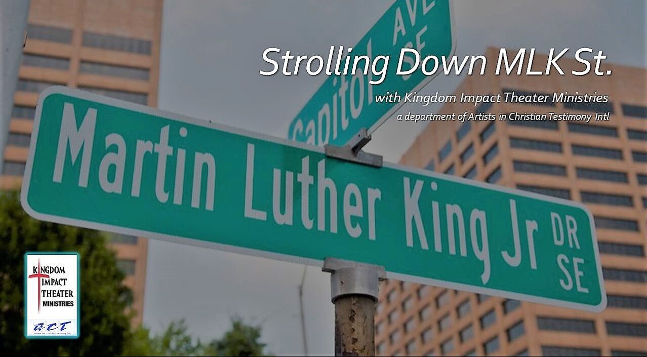 Strolling Down MLK Show poster